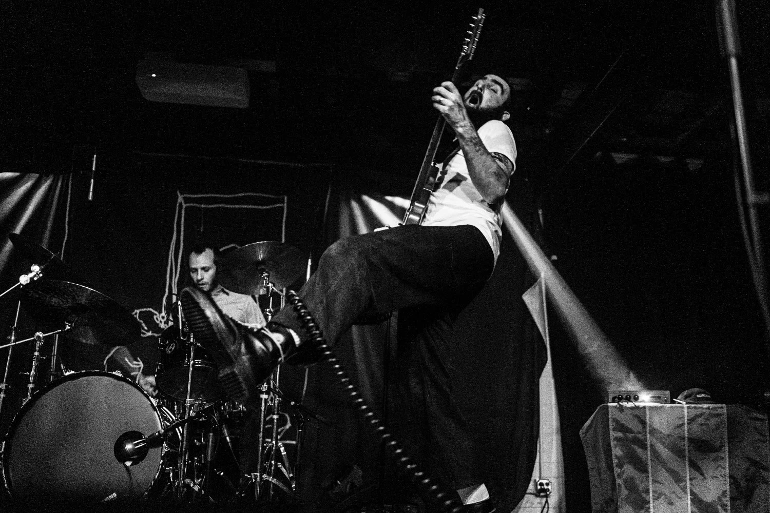 Agriculture performing live on stage